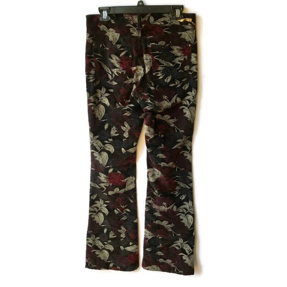 Pilcro And The Letterpress Floral Corduroy Pants - Picture 4 of 8